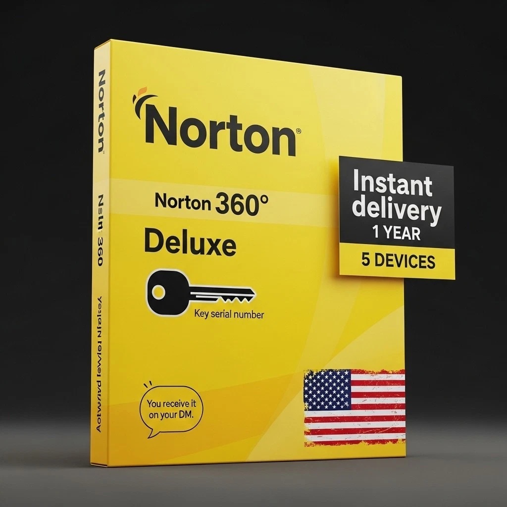 Norton 360 Deluxe 2025 - 5 Devices - 1 Year