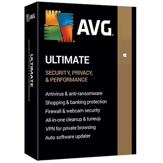 AVG : Ultimate Multi-Device, Comprehensive Cybersecurity Solution (Key Card) 5 Users
