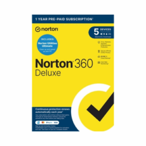 Norton 360 Security Deluxe 2025 - 5 Devices - 1 Year - PC