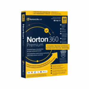 Norton 360 Premium 2025, 10 Devices (PC Mac Android iOS) 1 Year