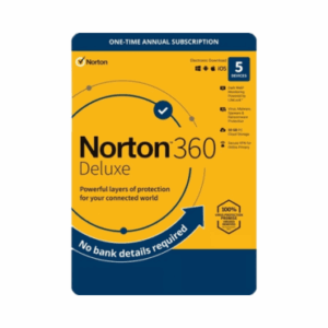Norton 360 Deluxe  for 5 Devices - 1 Year + Ultimate New FAST