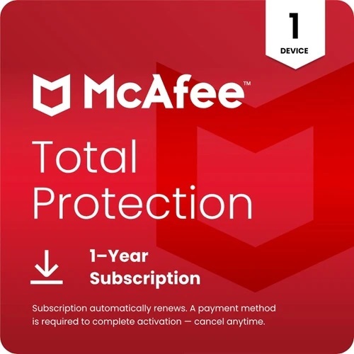 McAfee Total protection 10-Devices / 1-Year