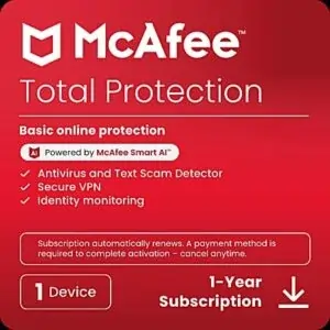 McAfee Total Protection for 1 User