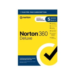 Norton 360 Deluxe 2024 - 5 Devices - 1 Year